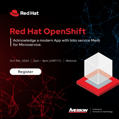 Free Webinar | Red Hat OpenShift Acknowledge a modern App with Istio service Mesh for Microservice.